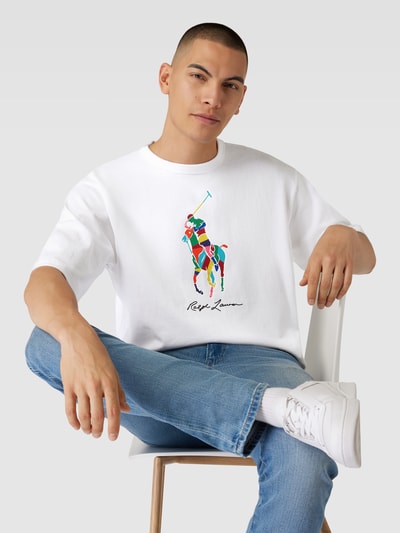 Polo Ralph Lauren T-shirt z nadrukiem z logo Biały 3