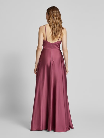 Laona Abendkleid in Wickel-Optik Kirsche 5