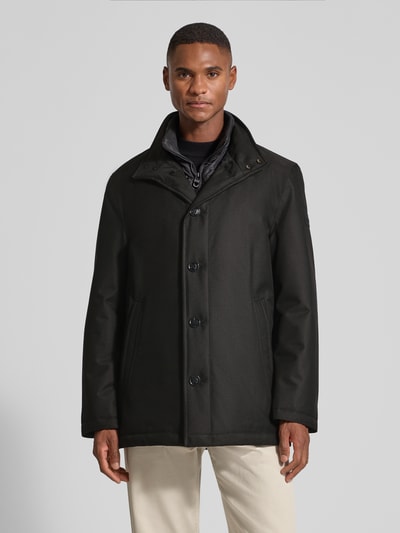 HECHTER PARIS Mantel mit Stehkragen Black 4