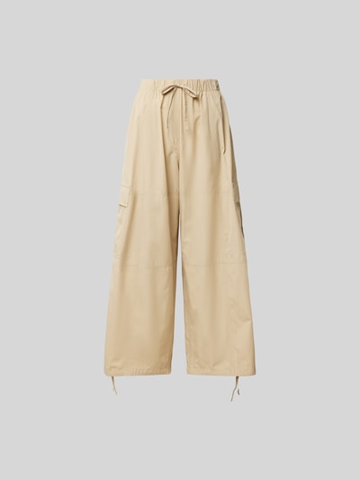 Kenzo Stoffhose mit elastischem Bund Beige 1