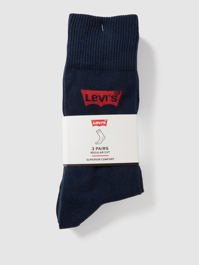 Levi's® Sokken met labelprint Marineblauw - 3