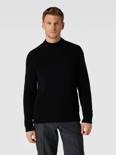 Filippa K Sweatshirt mit Strukturmuster Modell 'johannes' Black 8