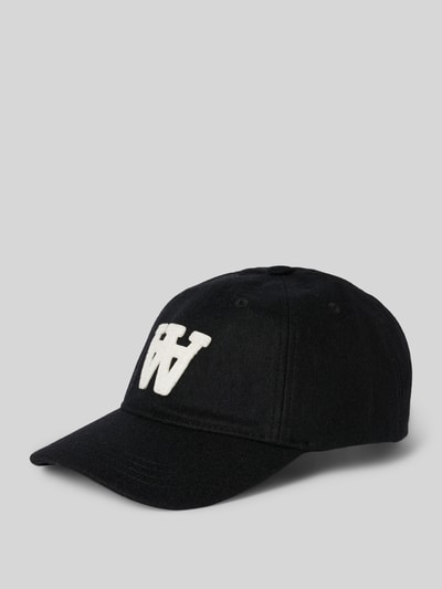 Wood Wood Basecap mit Label-Detail Black 1