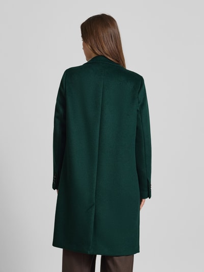 s.Oliver RED LABEL Regular fit lange jas met wol Donkergroen - 5