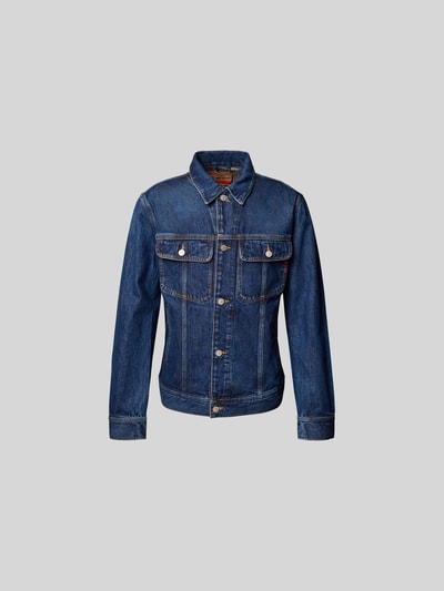 Diesel Jeansjacke mit Knopfleiste Jeansblau 2