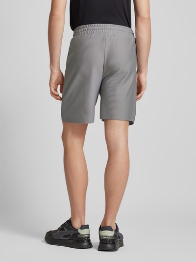 Only & Sons Regular fit sweatshorts met fijnrib, model 'DRUM LIFE' Lichtgrijs - 5