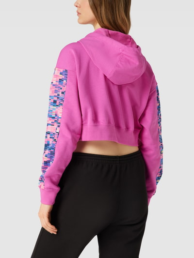 NIKE TRAINING Cropped Hoodie mit Logo-Details Pink 5