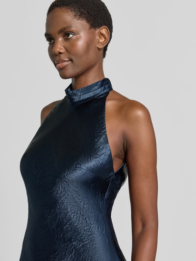 Cph Muse Maxikleid mit Neckholder Modell 'SASHA' Dunkelblau 3