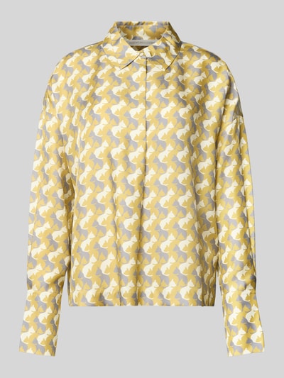 Herzensangelegenheit Blusenshirt aus reiner Seide Senf 2