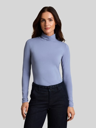 Tom Tailor Langarmshirt mit Rollkragen Hellblau 4