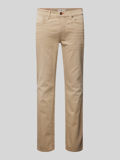 Brax Straight Fit Jeans mit Stretch-Anteil Modell 'CHUCK' Beige 2