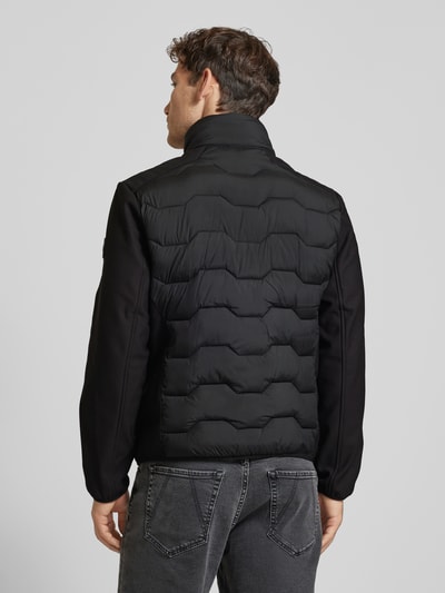 Tom Tailor Regular Fit Funktionsjacke mit Steppnähten Black 5