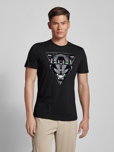 Antony Morato T-shirt met motiefprint Zwart - 4