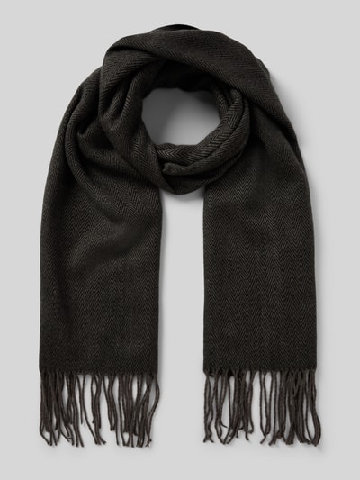 Barts Sjaal met rafels Zwart - 1