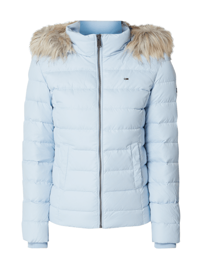 TOMMY JEANS Daunenjacke mit abnehmbarer Kapuze Hellblau 2