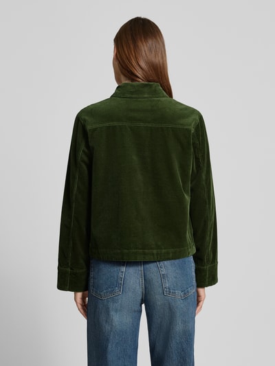 FREE/QUENT Jacke mit Knopfleiste Modell 'Cordy' Khaki 5