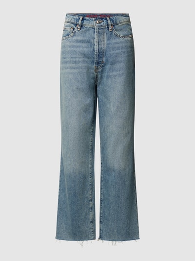 HUGO Straight Leg Jeans in 3/4-Länge Jeansblau 2