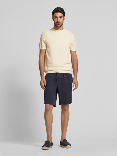 Profuomo T-shirt in tricotlook Offwhite - 1