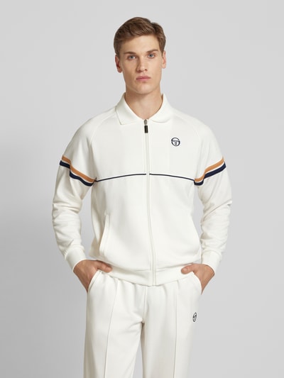 SERGIO TACCHINI Sweatjacke mit Reißverschluss Modell 'ORION' Offwhite 4