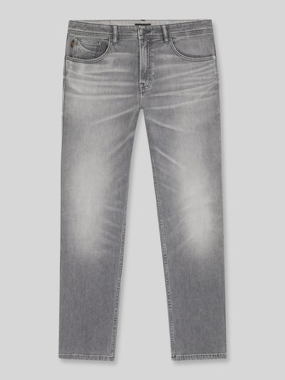 BOSS Orange Jeans o kroju regular fit z mieszanki bawełny model 'REMAINE' Jasnoszary 2