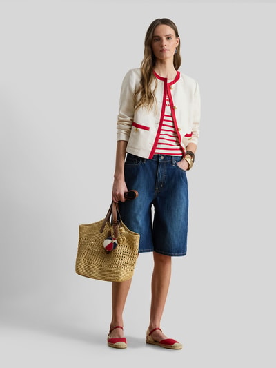 Lauren Ralph Lauren loose fit bermuda van denim Jeansblauw - 1