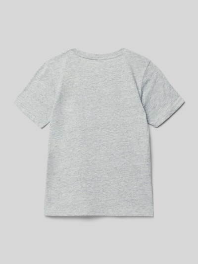 Productfoto, T-shirt uit puur katoen van CHAMPION voor kinderen, recht pasvorm, ronde hals, labelprint, ruglengte maat 140: 54 cm