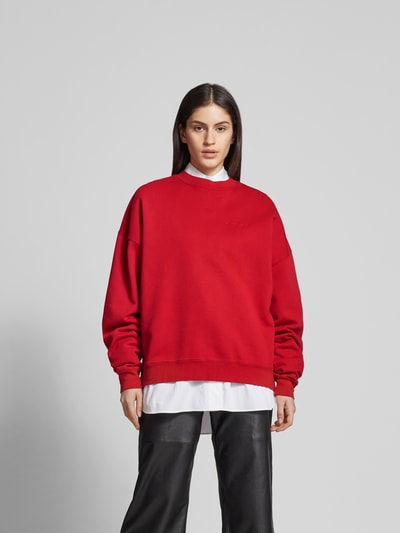 Anine Bing Oversized Sweatshirt aus Baumwolle Rot 4