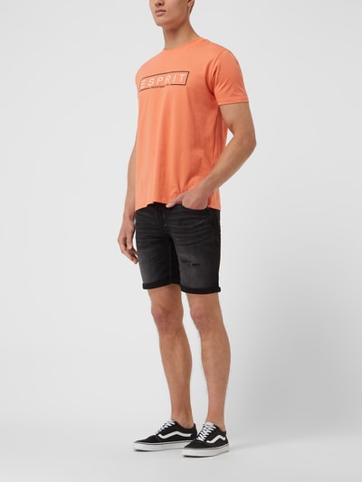 Esprit Regular Fit T-Shirt mit Logo-Print  Orange 1