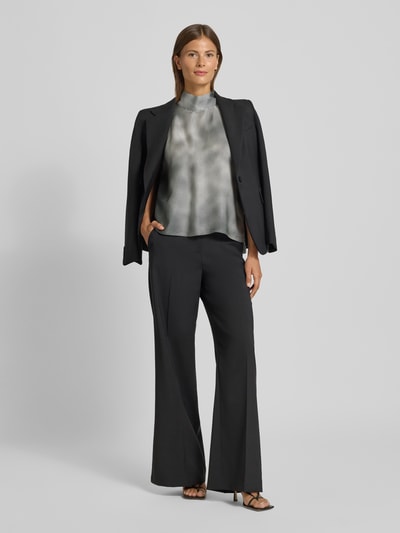 Drykorn Blouseshirt met opstaande kraag, model 'ALARIA' Zwart - 1