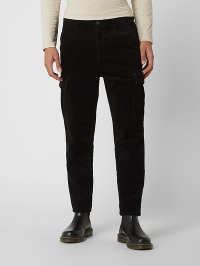 Only & Sons Cropped Cargohose aus Cord Modell 'Dew' Black 4