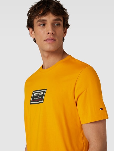 Tommy Hilfiger T-shirt z nadrukiem z logo Pomarańczowy 3