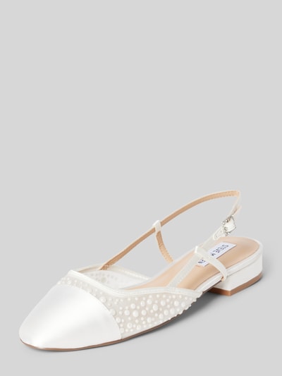 Steve Madden Ballerinas mit Blockabsatz Modell 'BELINDA' Offwhite 1