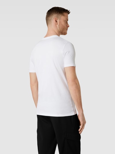 Knowledge Cotton Apparel T-shirt o kroju regular fit z okrągłym dekoltem Złamany biały 5