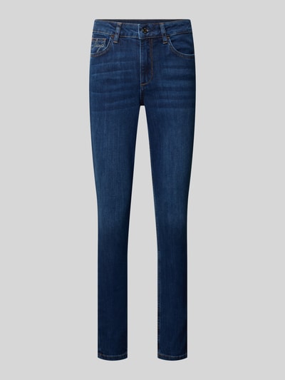 Produktfoto, Skinny Fit Jeans mit labeldetail van Liu Jo White, dames jeans van katoenmix met viscose, steekzakken, bandwijdte bij maat 27: 38 cm, binnenbeenlengte bij maat 27: 75 cm