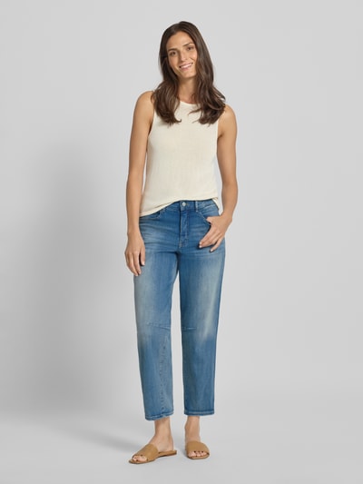 OPUS PANTS Mom Fit Jeans im Used-Look Modell 'Melly relax' Blau 1