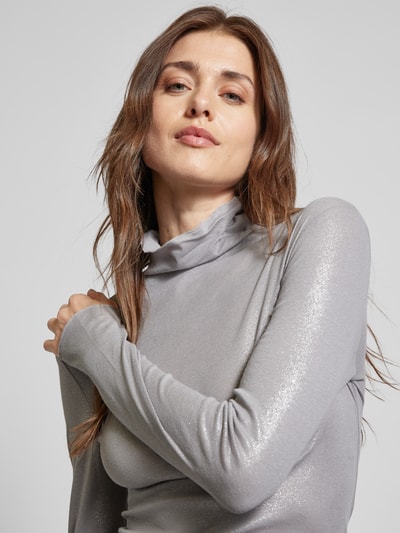 Luisa Cerano Shirt met lange mouwen en col Antraciet - 3