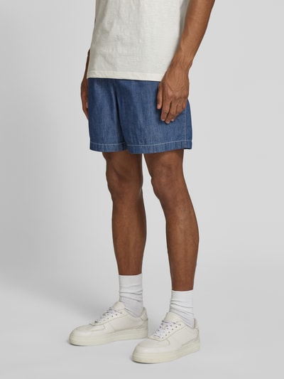 Lacoste Relaxed Fit Jeansshorts aus reiner Baumwolle Jeansblau 4