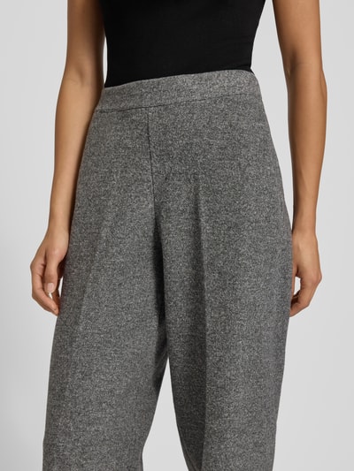 Marc O'Polo Wide leg pantalon van katoenmix Middengrijs - 3