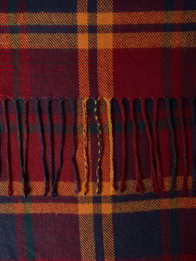 MCNEAL Sjaal met rafels Donkerrood - 2