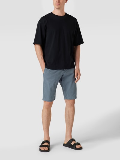 Tom Tailor Bermudas mit Allover-Muster Blau 1