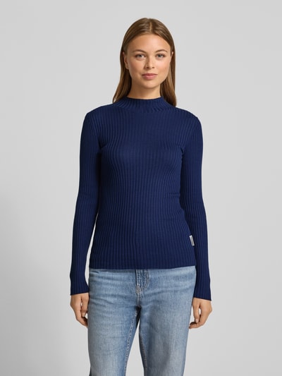 Armedangels Slim fit pullover van puur katoen, model 'ALAANIA' Marineblauw - 4