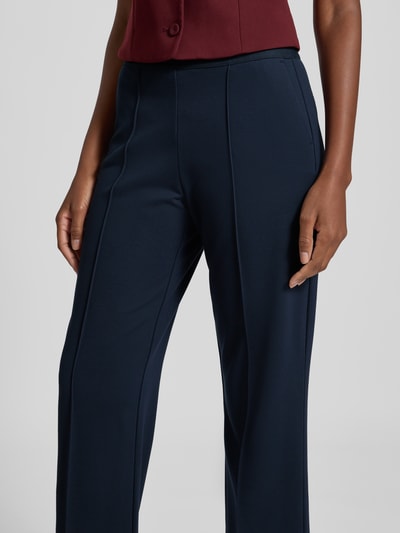 Christian Berg Woman Spodnie z szeroką nogawką z mieszanki wiskozy Ciemnoniebieski 3