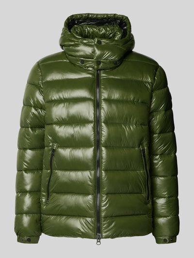 SAVE THE DUCK Gewatteerd jack met tweewegsritssluiting, model 'FLORIAN' Olijfgroen - 2