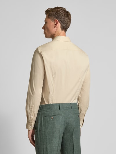 Tommy Hilfiger Tailored Koszula biznesowa o kroju slim fit z mieszanki bawełny Beżowy 5