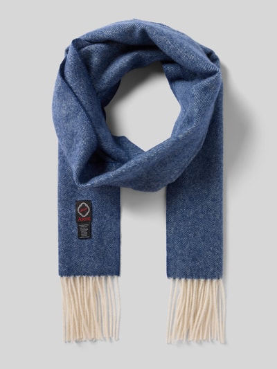 Ascot Schal aus Woll-Kaschmir-Mix Marine 1