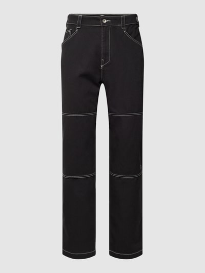 CHAMPION Spodnie ze szwami w kontrastowym kolorze model ‘Hem’ Czarny 2