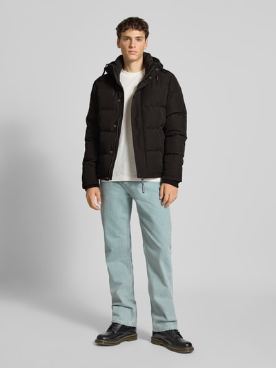 Superdry Steppjacke mit Eingrifftaschen Modell 'Everest' Black 1