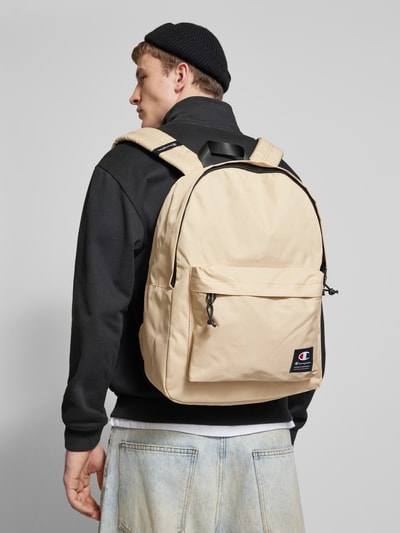 CHAMPION Rucksack mit Label-Patch Beige 1