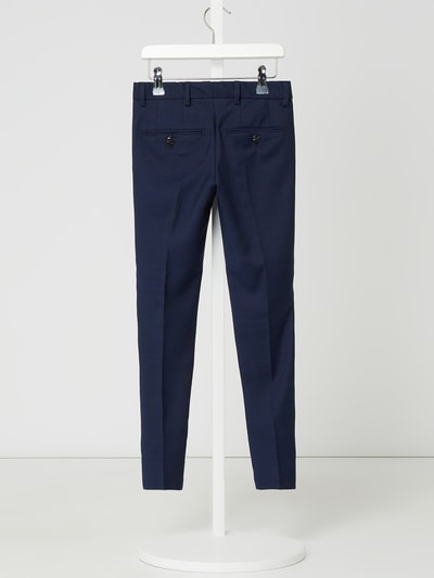 Jack & Jones Regular fit pantalon met wol, model 'Solaris' Marineblauw - 4
