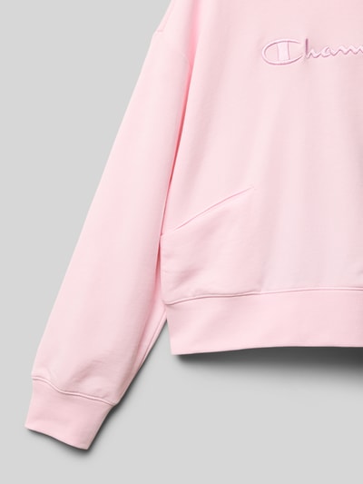 CHAMPION Hoodie mit Eingrifftaschen Hellrosa 2